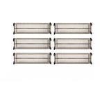 Drawer Divider Adjustable Length from 28 to 53.5 Cm, Kitchen Storage, Organiser, Plastic, Clear,