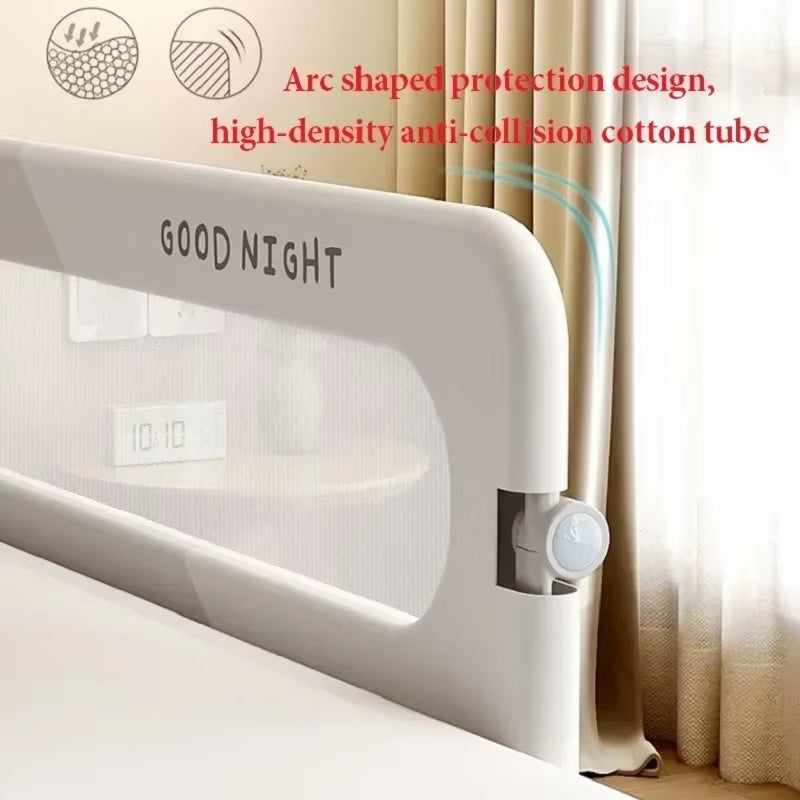 Baby Bed Rail Guard – Anti-Fall Safety Barrier, Adjustable & Portable