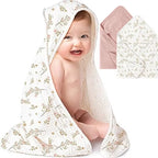 Muslin Hooded Baby Towel – Ultra-Soft, Lightweight & Absorbent (30x30”)