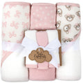 6-Piece Hooded Baby Towel & Washcloth Set – Ultra-Soft, Cozy & Adorably Sweet