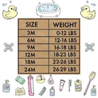 6-Piece Hooded Baby Towel & Washcloth Set – Soft, Cozy & Adorably Fun