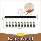 Portable 10-Clip Hanger – Space-Saving Organizer for Hats, Socks & More