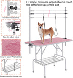 46” Adjustable Pet Grooming Table for Large Dogs – Sturdy, Portable & Easy to Use