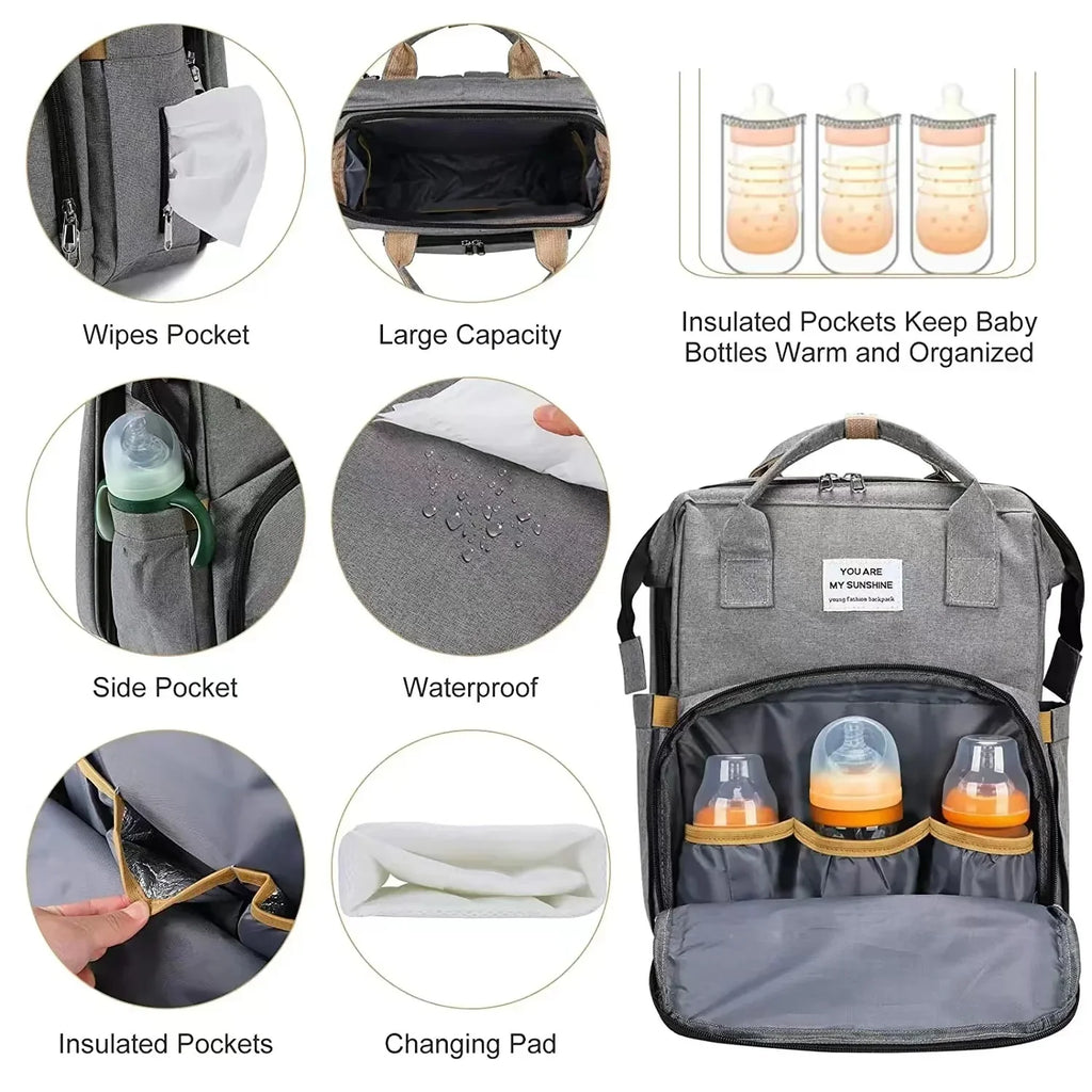 Mommy-Go Portable Crib Backpack