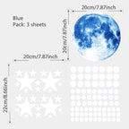 Glow-in-the-Dark Stars & Earth Wall Stickers