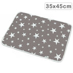 35X45Cm Baby Reusable Mattress Waterproof Diapering Changing Pads Cotton Washable Newborn Mattress Baby Changing Mat