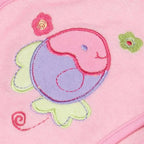 Baby 3 Pack Terry Bath Hooded Towels, Pink