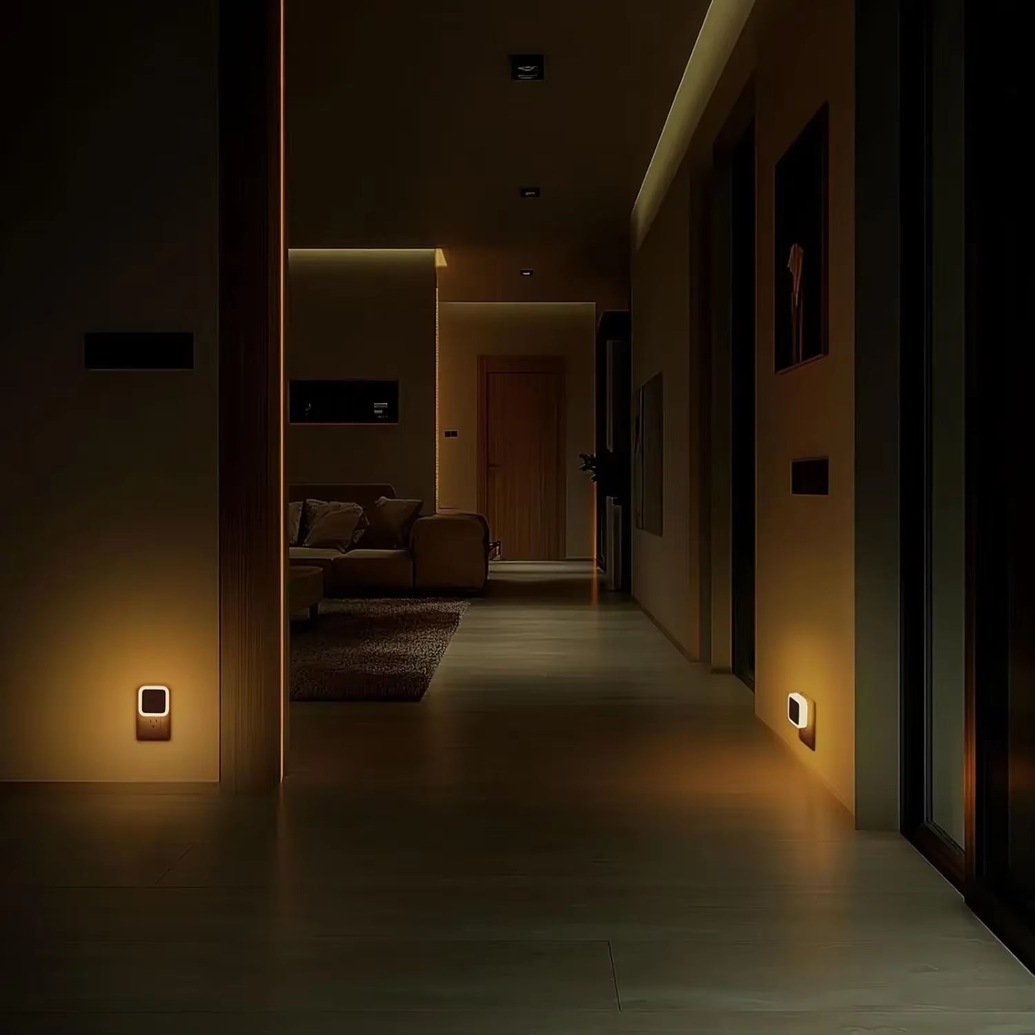 1–8 Pack Plug-In Night Lights – Soft White for Nursery, Kids & Pet Spaces