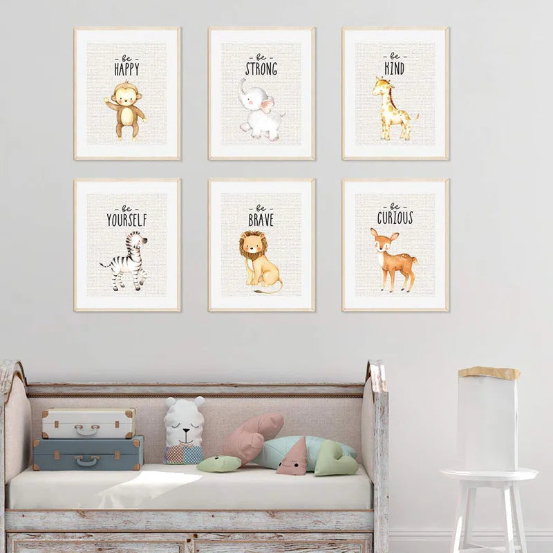 Crofford Animals 6 - Piece Paper Print