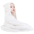 Muslin Hooded Baby Towel – 100% Cotton, Soft & Extra-Large (32x32”)