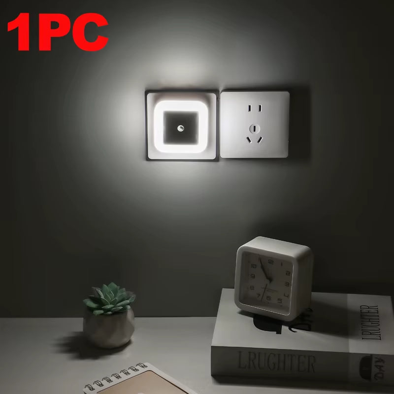 1–8 Pack Plug-In Night Lights – Soft White for Nursery, Kids & Pet Spaces