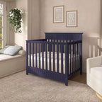 Harbor 4-in-1 Convertible Mini Crib – Navy