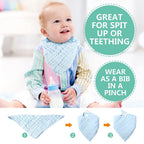 10-Pack Muslin Baby Washcloths – Ultra-Soft for Sensitive Skin
