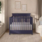 Harbor 4-in-1 Convertible Mini Crib – Navy
