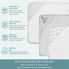 3-Pack Hooded Baby Towels – Soft, Cozy & Everyday Ready