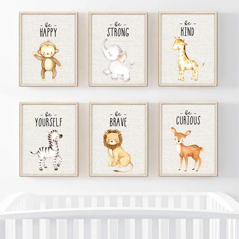 Crofford Animals 6 - Piece Paper Print