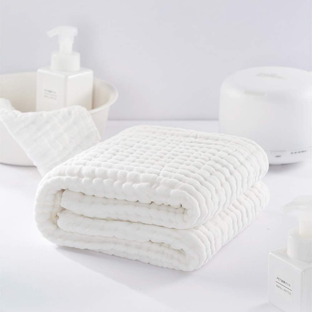 Muslin Hooded Baby Towel – 100% Cotton, Soft & Extra-Large (32x32”)