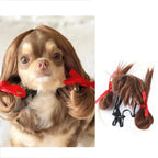 Funny Pet Wig Costume – Cute Dog & Cat Cosplay Hair for Photos, Pranks & Dress-Up Fun