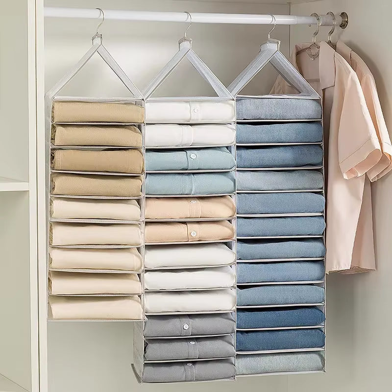 Hanging Closet Organizer – Multi-Layer Storage for Underwear, Pants & Clothes