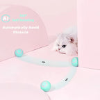 Smart Auto-Rolling Cat Toy Ball – Interactive, Self-Moving Fun for Indoor Cats & Kittens