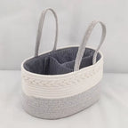 Multi-Use Diaper Bag & Organizer – Portable Cotton Rope Storage for Mom & Baby