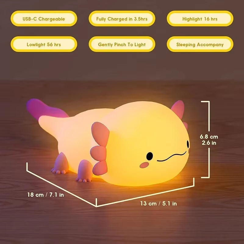 Dimmable Silicone Animal Night Light