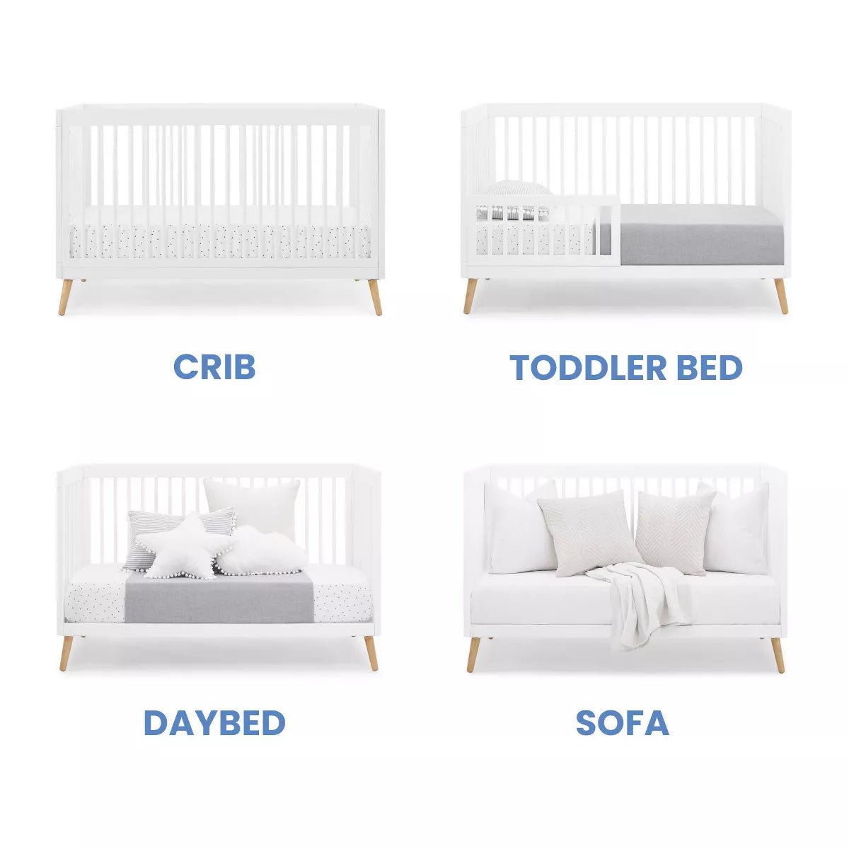 Delta Children Jordan 4-In-1 Convertible Crib