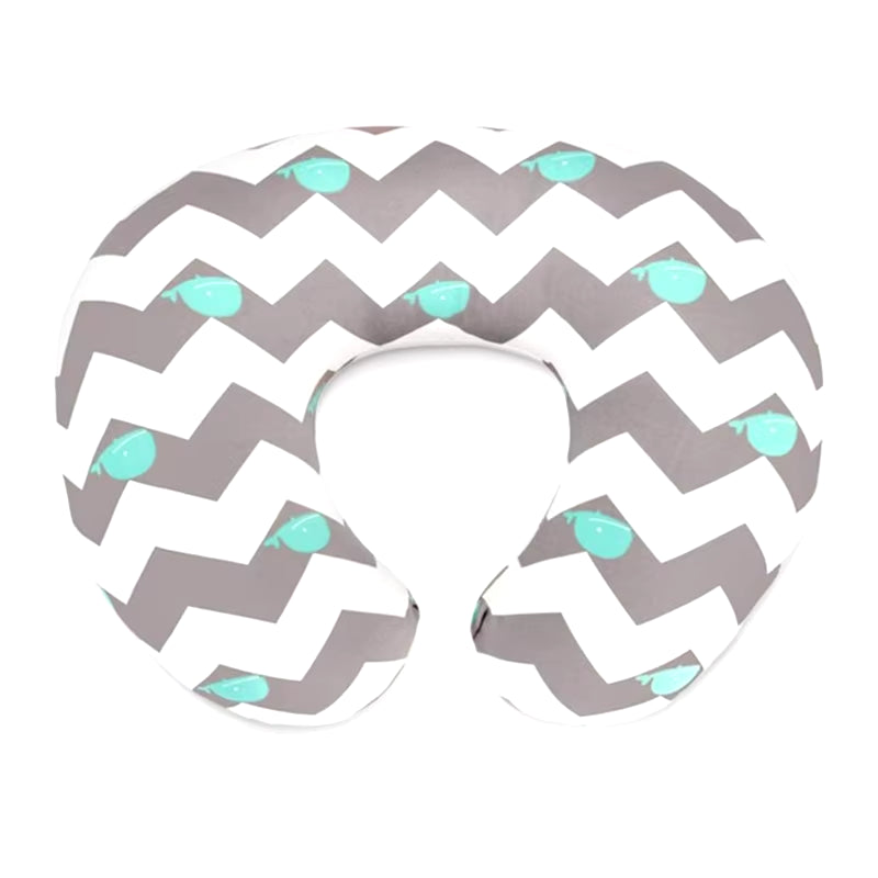 Cute U-Shaped Nursing Pillow Cover – Soft, Removable & Easy-Clean