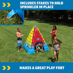 WOW Watersports 5.5Ft Rainbow Pyramid Backyard Sprinkler