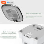 Smart WiFi Automatic Cat Feeder for 2 Cats – 4L Capacity with App Control, Dual Stainless Steel Bowls & Low Food Alerts