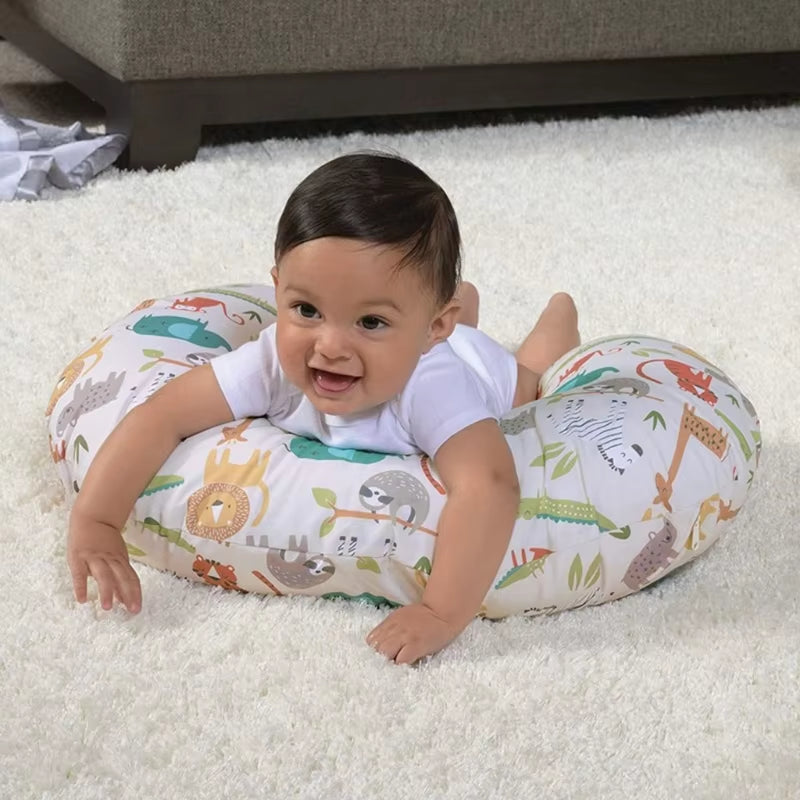 Cute U-Shaped Nursing Pillow Cover – Soft, Removable & Easy-Clean