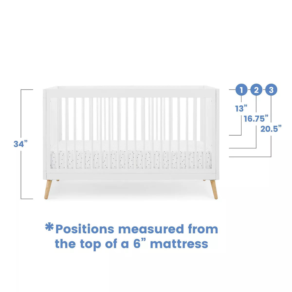 Delta Children Jordan 4-In-1 Convertible Crib