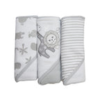 3-Pack Hooded Baby Towels – Soft, Cozy & Everyday Ready