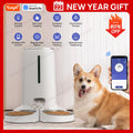 Smart WiFi Automatic Cat Feeder for 2 Cats – 4L Capacity with App Control, Dual Stainless Steel Bowls & Low Food Alerts