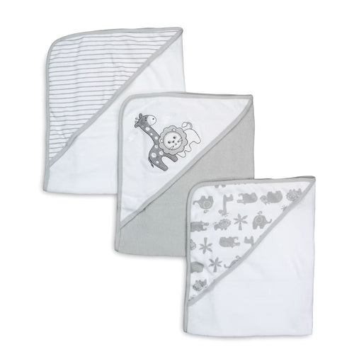 3-Pack Hooded Baby Towels – Soft, Cozy & Everyday Ready