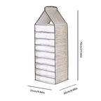 Hanging Closet Organizer – Multi-Layer Storage for Underwear, Pants & Clothes
