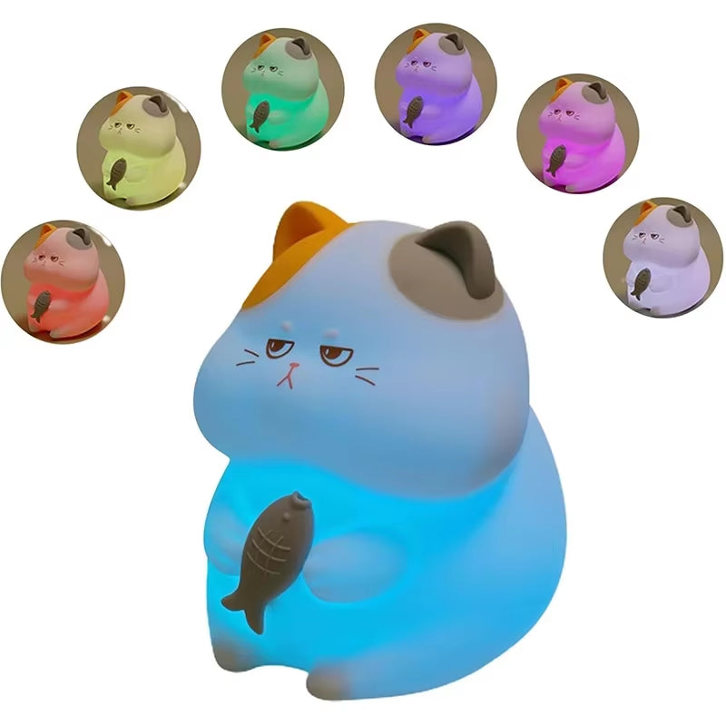 Dimmable Silicone Animal Night Light