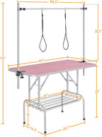 46” Adjustable Pet Grooming Table for Large Dogs – Sturdy, Portable & Easy to Use