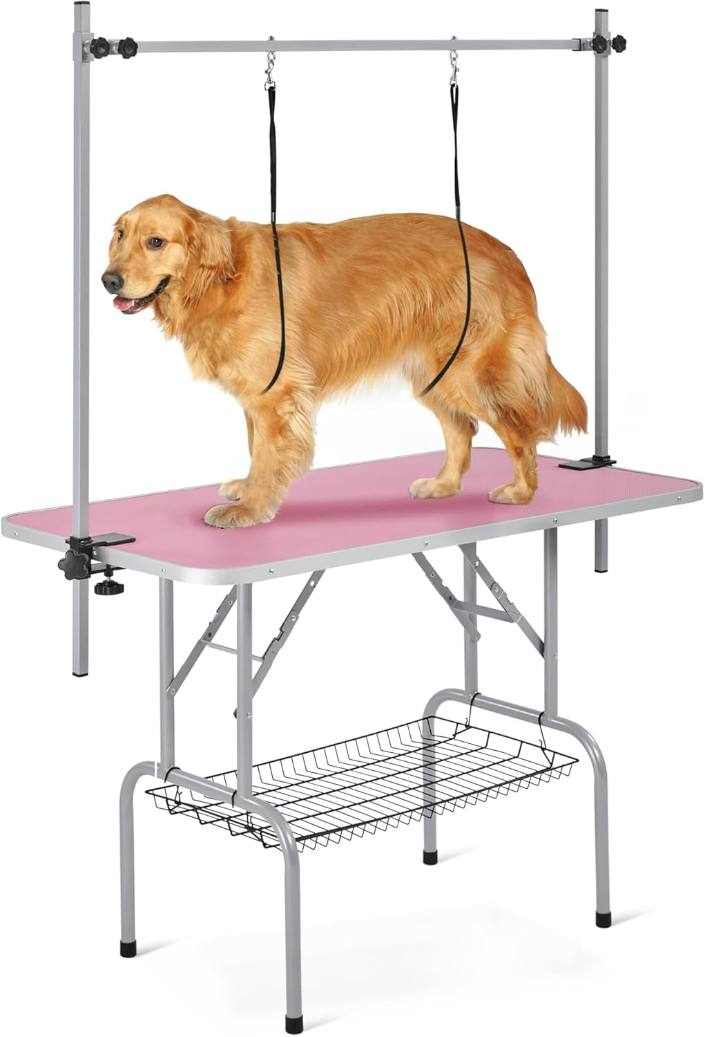 46” Adjustable Pet Grooming Table for Large Dogs – Sturdy, Portable & Easy to Use